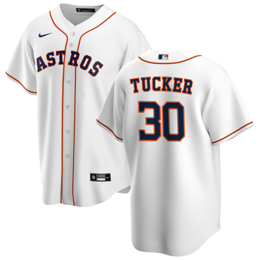 Nike Men #30 Kyle Tucker Houston Astros Baseball Jerseys Sale-White